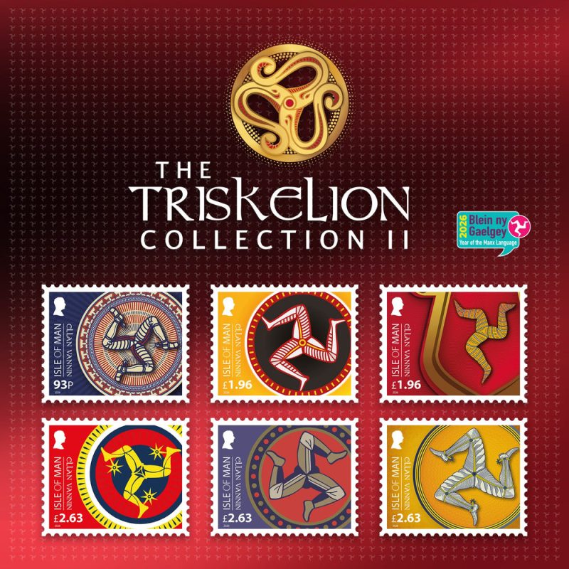 Isle of Man extends triskelion series with six contemporary designs